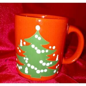 Red Mug Christmas Tree by Waechtersbach  Vingate W. Germany